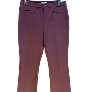 Coldwater Creek Womens Ponte High Rise Straight Leg Pants Sz 6P Natural fit